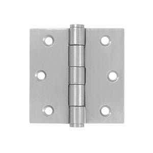 Deltana 3 x 3 Inch  Door Hinge - Polished Stainless