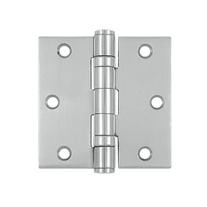 Deltana 3 1/2 x 3 1/2 Inch  Door Hinge - Polished Stainless Steel