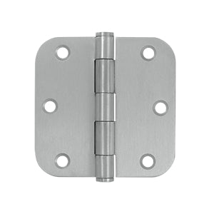 Deltana 3 1/2 x 3 1/2 Inch  Door Hinge - Brushed Stainless Steel