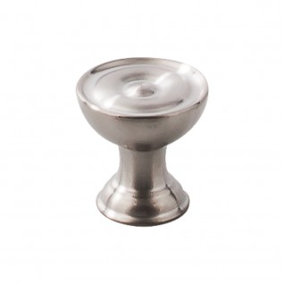 Rook Knob 1 Inch Brushed Stainless Steel