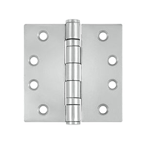 Deltana 4 x 4 Inch  Door Hinge - Polished Stainless Steel