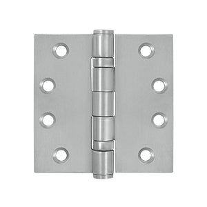 Deltana 4 x 4 Inch  Door Hinge - Brushed Stainless Steel