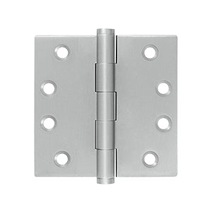 Deltana 4 x 4 Inch  Door Hinge - Brushed Stainless Steel