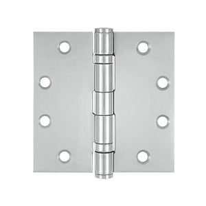 Deltana 4 1/2 x 4 1/2 Inch  Door Hinge - Polished Stainless Steel