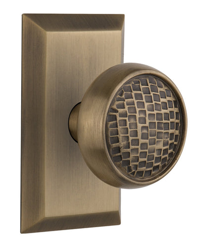 Nostalgic Warehouse Studio Plate with Craftsman Knob