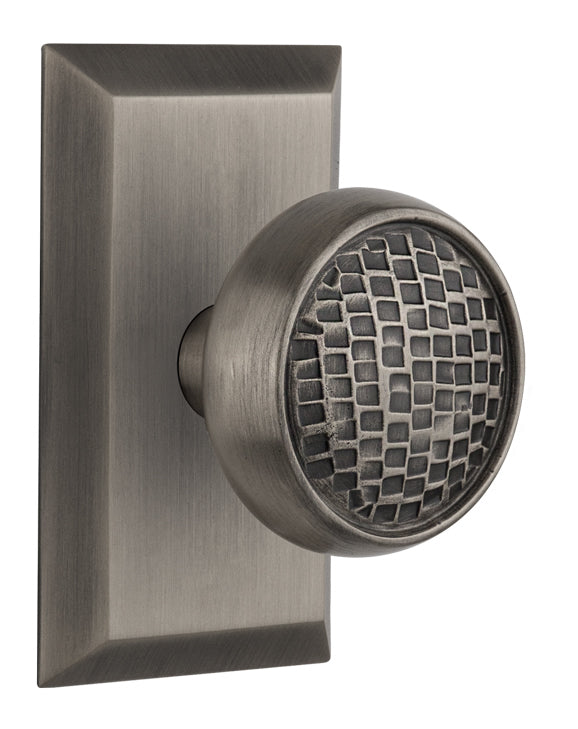 Nostalgic Warehouse Studio Plate with Craftsman Knob
