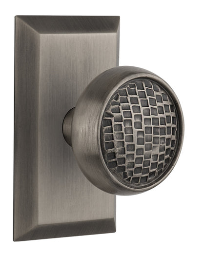 Nostalgic Warehouse Studio Plate with Craftsman Knob