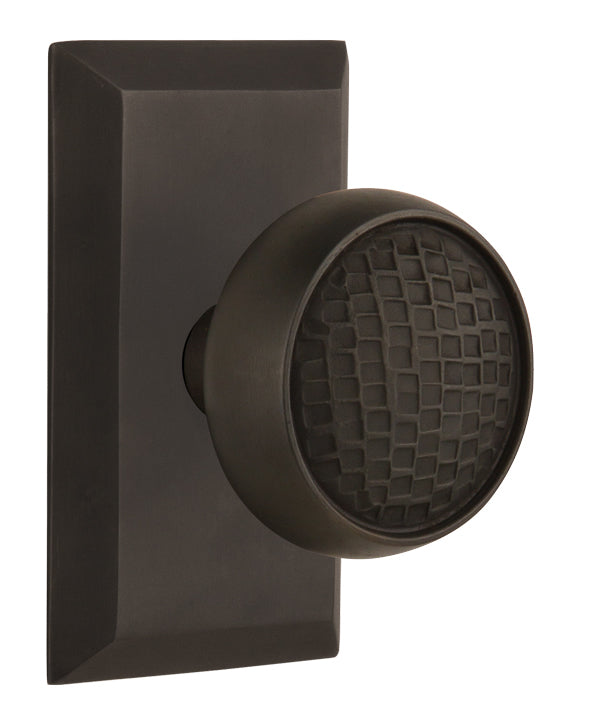 Nostalgic Warehouse Studio Plate with Craftsman Knob
