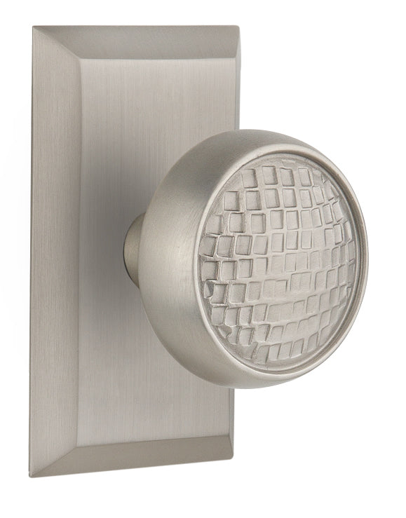 Nostalgic Warehouse Studio Plate with Craftsman Knob