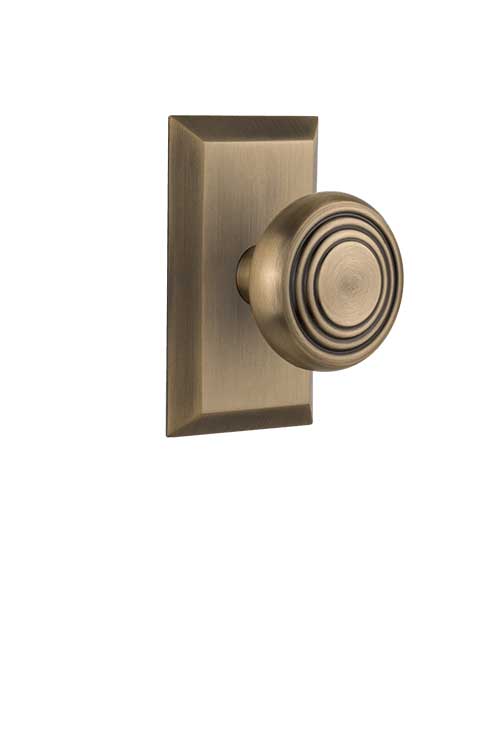 Nostalgic Warehouse Studio Plate with Deco Knob