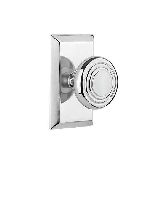Nostalgic Warehouse Studio Plate with Deco Knob