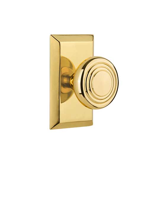 Nostalgic Warehouse Studio Plate with Deco Knob