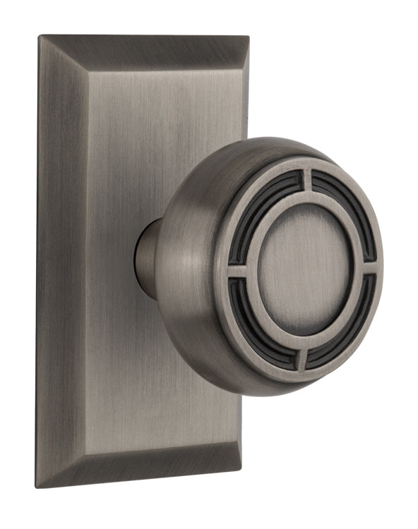 Nostalgic Warehouse Studio Plate with Mission Knob