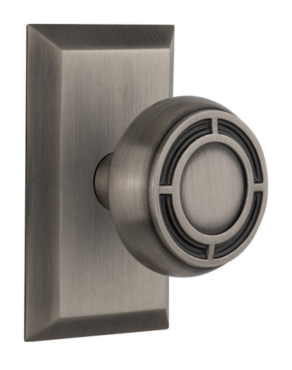 Nostalgic Warehouse Studio Plate with Mission Knob