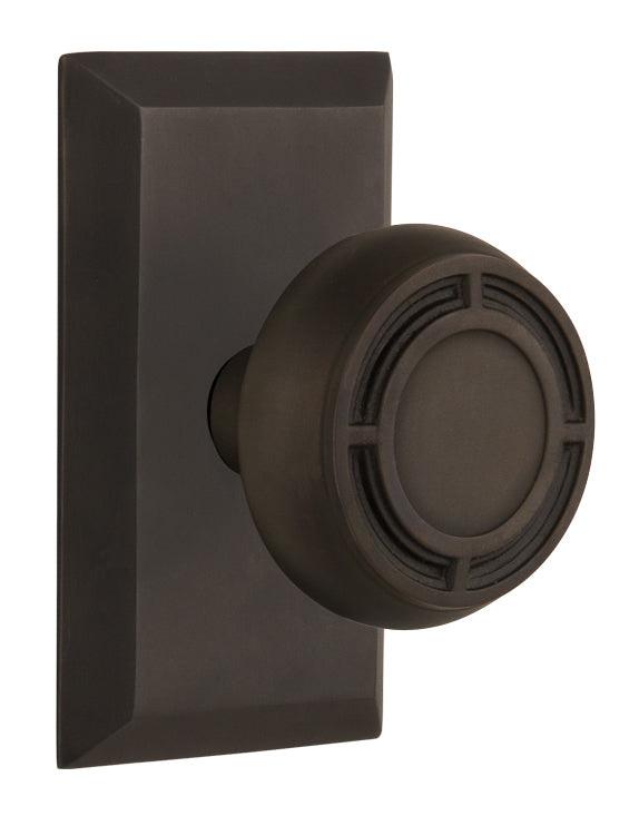 Nostalgic Warehouse Studio Plate with Mission Knob
