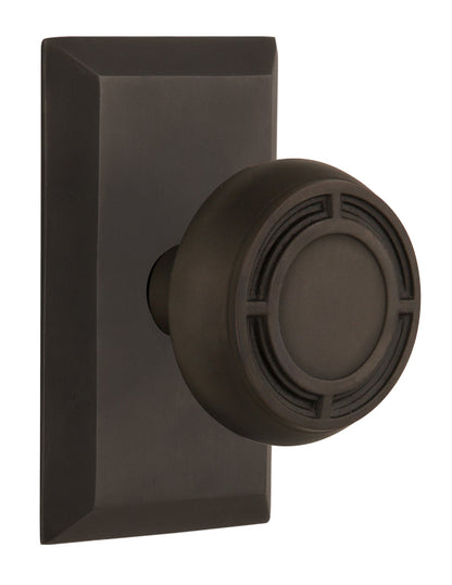 Nostalgic Warehouse Studio Plate with Mission Knob