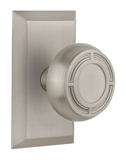 Nostalgic Warehouse Studio Plate with Mission Knob