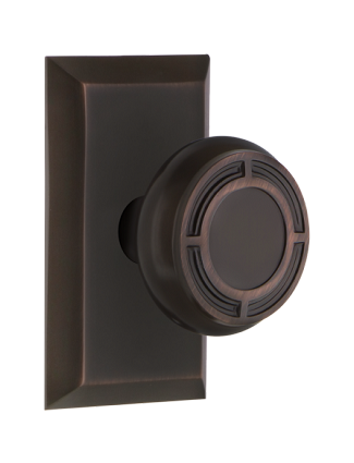 Nostalgic Warehouse Studio Plate with Mission Knob