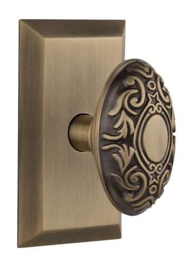 Nostalgic Warehouse Studio Plate with Victorian Knob
