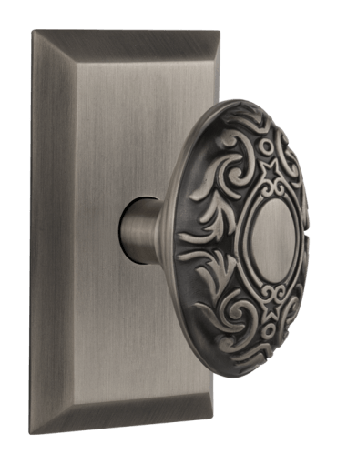 Nostalgic Warehouse Studio Plate with Victorian Knob