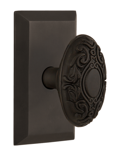 Nostalgic Warehouse Studio Plate with Victorian Knob