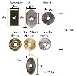 Emtek Rosette Measurements