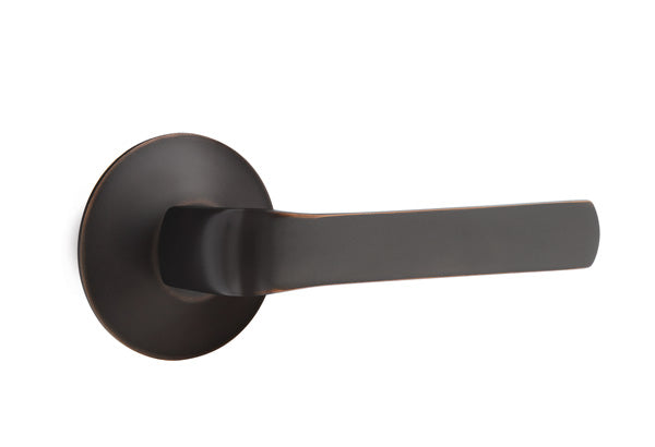 Emtek Spencer Interior Mortise Lever with Modern Rosette