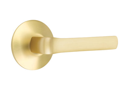 Emtek Spencer Interior Mortise Lever with Modern Rosette