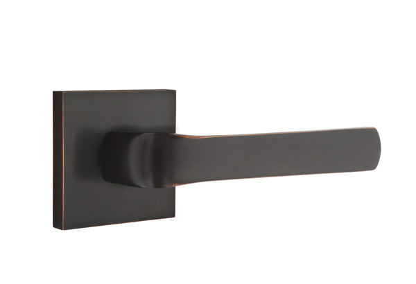 Emtek Spencer Interior Mortise Lever with Square Rosette