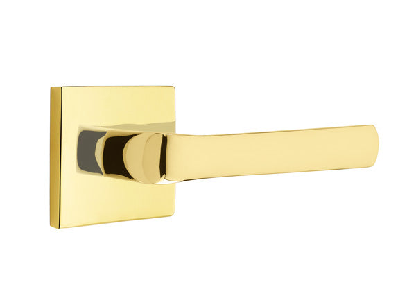 Emtek Spencer Interior Mortise Lever with Square Rosette