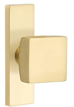 Emtek Square Knob - Narrow Stretto Rosette