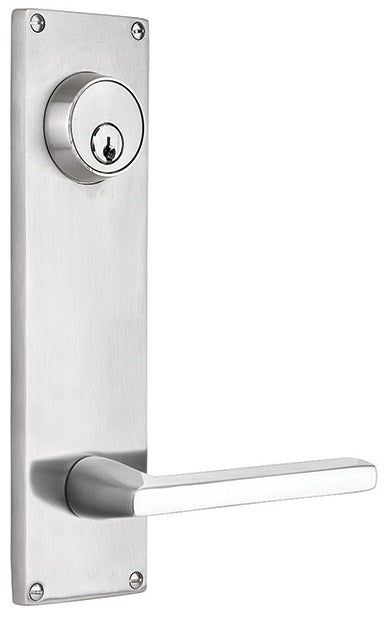 Emtek 9 Inch Stainless Steel KEYED Sideplate Lock