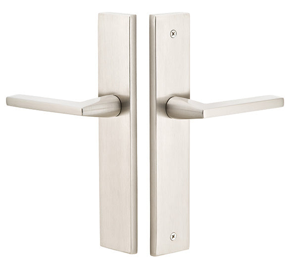 Emtek Stretto Privacy Sideplate Lock - Passage Function