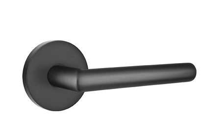 Emtek Stuttgart Lever Flat Black - Disk Rosette