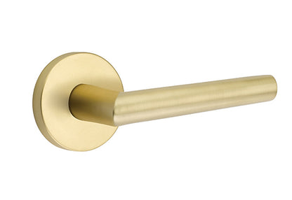 Emtek Stuttgart Lever Satin Brass - Disk Rosette