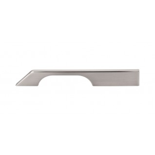 Top Knobs Sanctuary Tapered Bar Pull in Brushed Satin Nickel