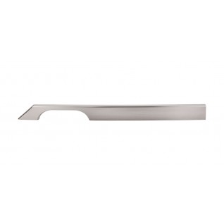 Top Knobs Sanctuary Tapered Bar Pull in Brushed Satin Nickel