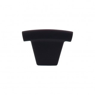 Top Knobs Sanctuary Arched Knob in Flat Black