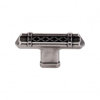 Top Knobs Tower Bridge T-Handle in Pewter Antique