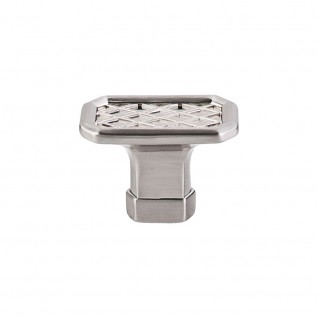 Top Knobs Tower Bridge Knob in Brushed Satin Nickel