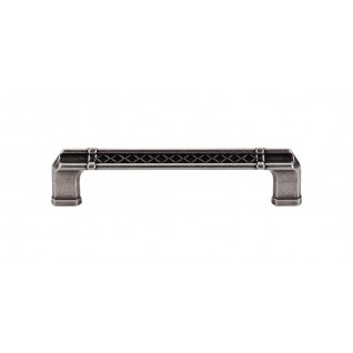 Top Knobs Tower Bridge Pull in Pewter Antique