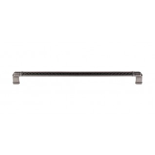 Top Knobs Tower Bridge Pull in Pewter Antique
