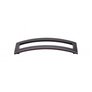Top Knobs Sanctuary Euro Arched Pull in Tuscan Bronze
