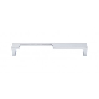 Top Knobs Sanctuary Modern Metro Notch Pull in Polished Chrome