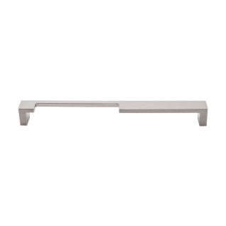 Top Knobs Sanctuary Modern Metro Notch Pull in Brushed Satin Nickel