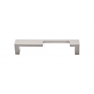 Top Knobs Sanctuary Modern Metro Notch Pull in Brushed Satin Nickel