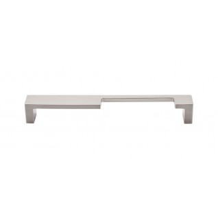 Top Knobs Sanctuary Modern Metro Notch Pull in Brushed Satin Nickel