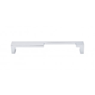 Top Knobs Sanctuary Modern Metro Notch Pull  in Polished Chrome