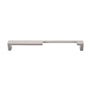 Top Knobs Sanctuary Modern Metro Notch Pull in Brushed Satin Nickel