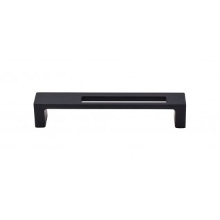 Top Knobs Sanctuary Modern Metro Pull Slot Pull in Flat Black